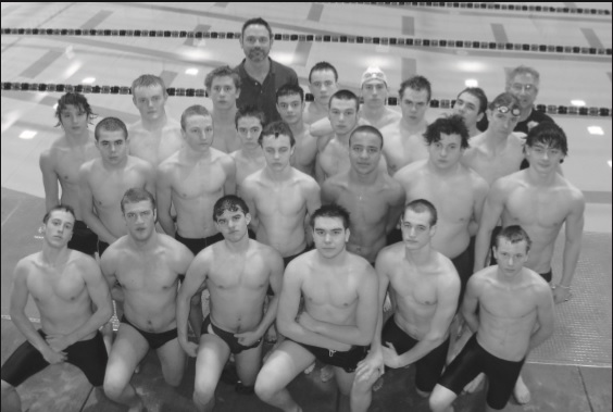 Tom Schutte and O'Dea Irish Swim Team